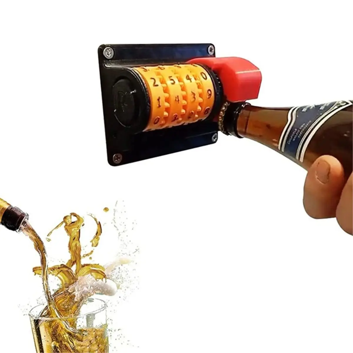 A60P 2PCS Beer Counter Bottle Opener Wall Mounted Bottle Opener Counting Beer Opener Digital Counter Bottle Opener