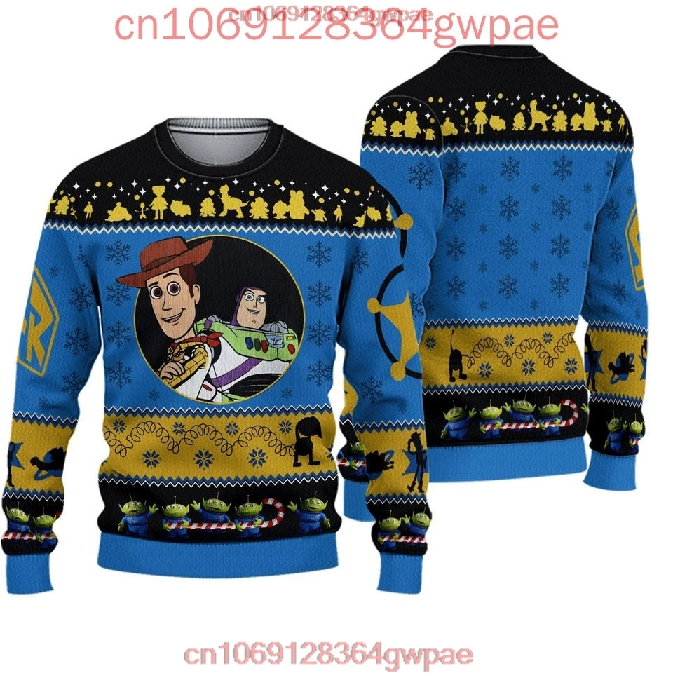 Toy Story Buzz Lightyear Ugly Sweater Men's Women's 3d Sweater Tops Disney Ugly Christmas Sweater Xmas Gifts Christmas Sweater