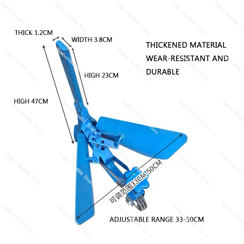 For Adjustable micro-till machine ditch opener ditch plow hand-held multi-functional small orchard fertilization ditching