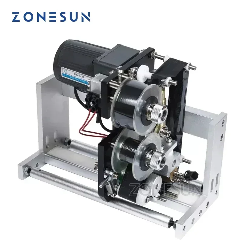 ZONESUN Hot Ribbon Coder Expiry Date Printer for LT-50P Labeling Machine Batch Code Printing