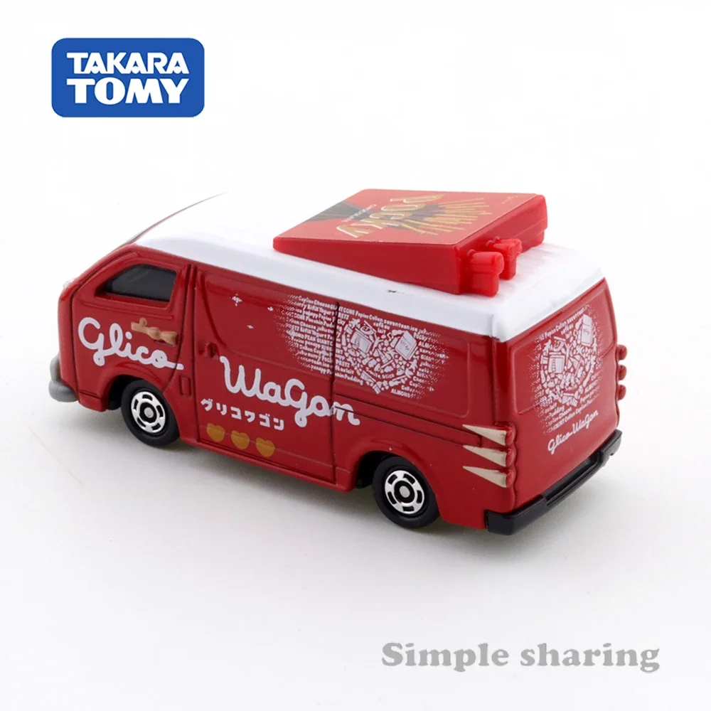 Takara Tomy Tomica No.58 Glico Wagon 1:64 Auto Hot Pop Kinderen Speelgoed Motorvoertuig Diecast Metaal Model Collectibles Nieuwe