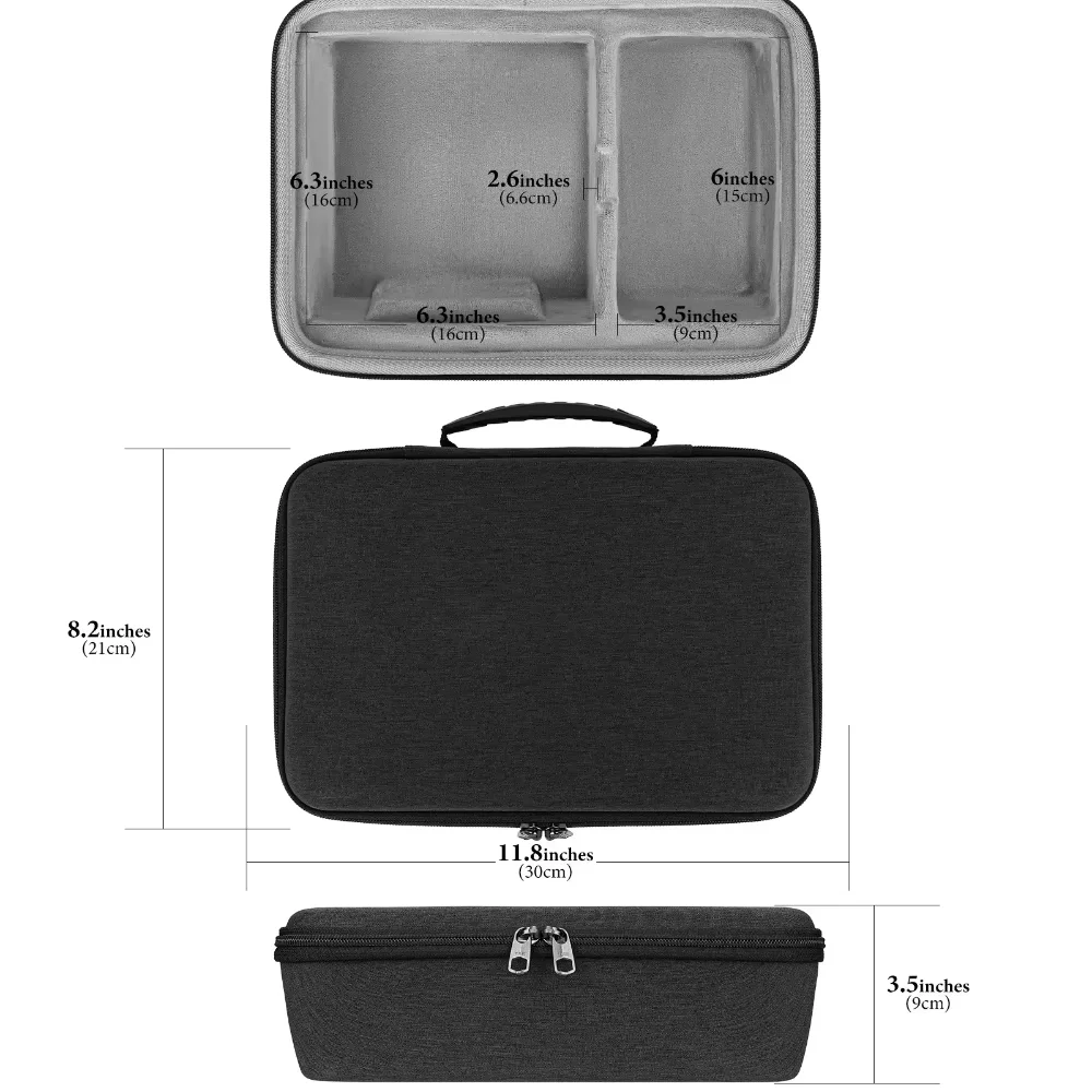 EVA-Hartschalen-Organizer für Apollo Twin X/Twin X Duo Gen 2, zum Mischen und Düsen der Soundkarte, praktischer Aufbewahrungskoffer – Detail 5