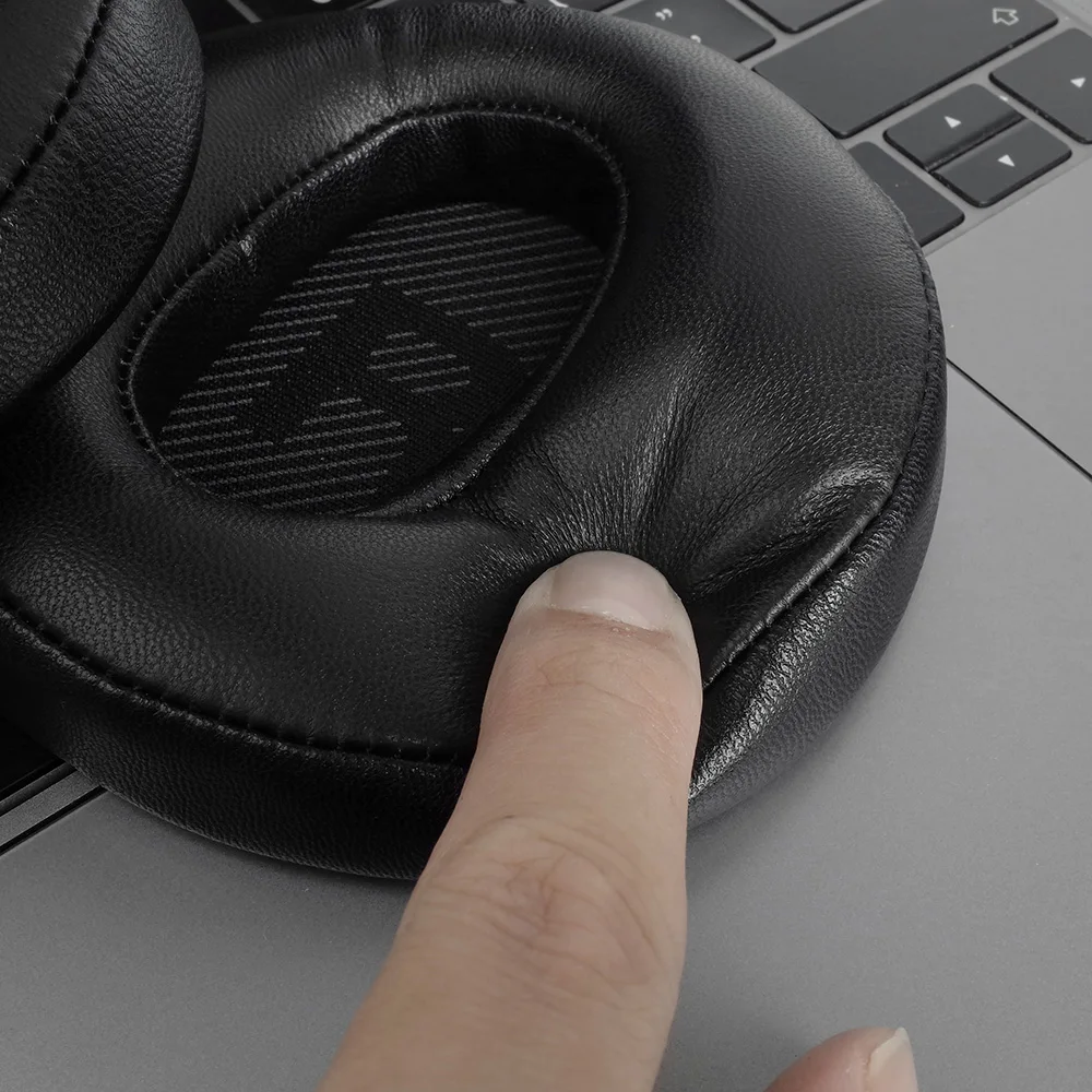 بطانة للأذن بزاوية Denon AH-D2000 D5000 D7000 AH-D5200 AH-D7200 AH-D9200 سماعات الأدمة من جلد الغنم أغطية الذاكرة الإسفنج