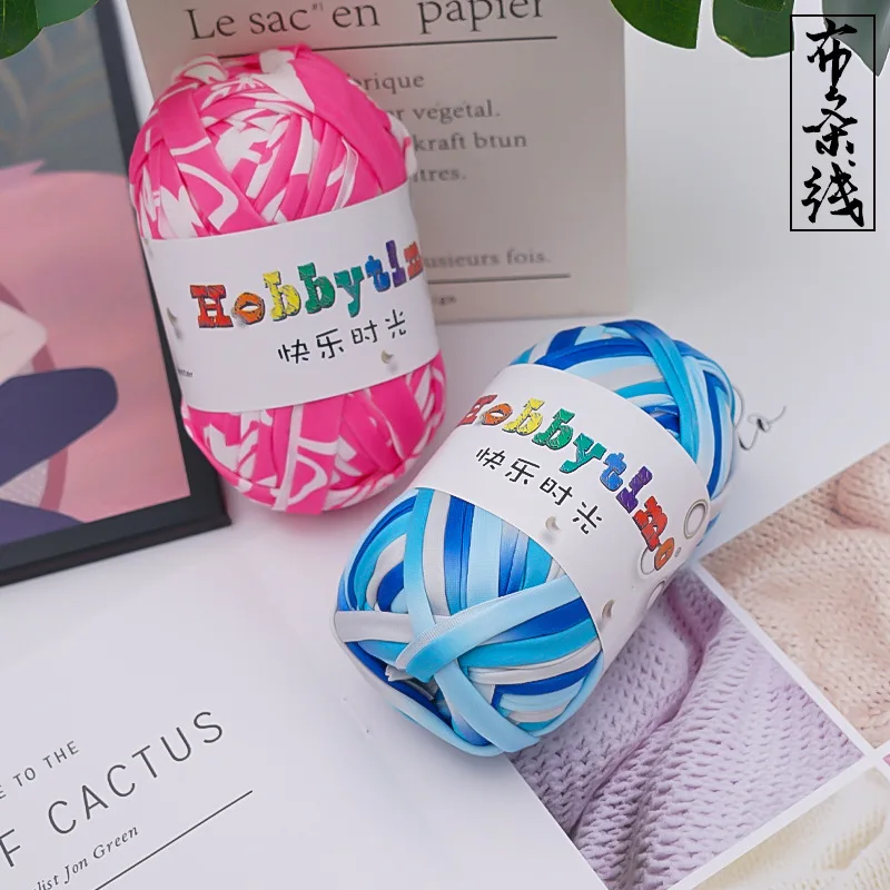 

10 шт., 1000 г, пряжа для футболок, сумки для вязания крючком, хлопковая ткань для вязания, нитки, ручная вязка крючком, подушки, ковры, куклы, сделай сам