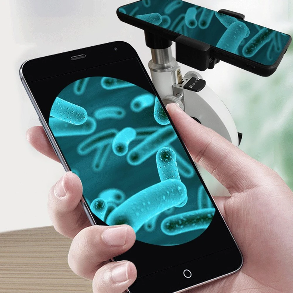 Microscópio biológico óptico 40-10000x alta ampliação hd fotografia ensino médio universidade ciência esperma microscópio