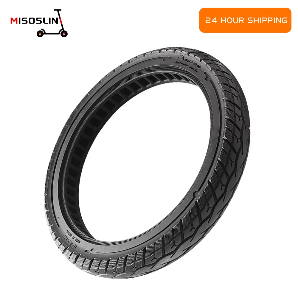 

Thickened 16 Inch Wear-resistant Solid Tires Folding Electric Bike 16x2.125 Flat-proof Pneumatic-free Tyre Bicycle Accessories