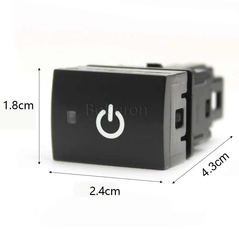 Car DRL Trunk Push Button Music Power On Off Switch Using For Nissan KICKS SYLPHY 2019 2020 2021 Accessories