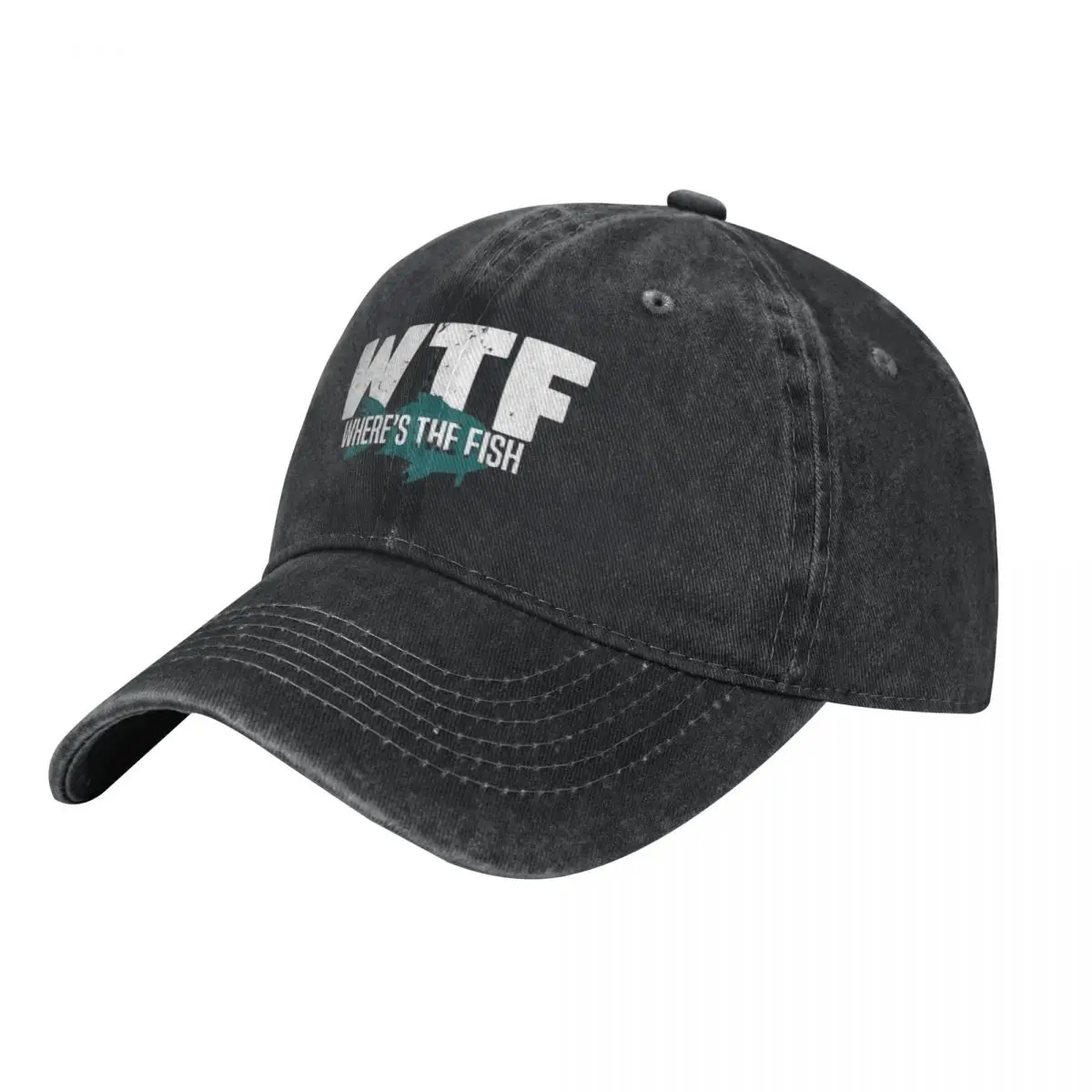 WTF Where The Fish Hot Sale Unisex Fashion Cap Classic Baseball Caps For Men & Women High Quality Hat