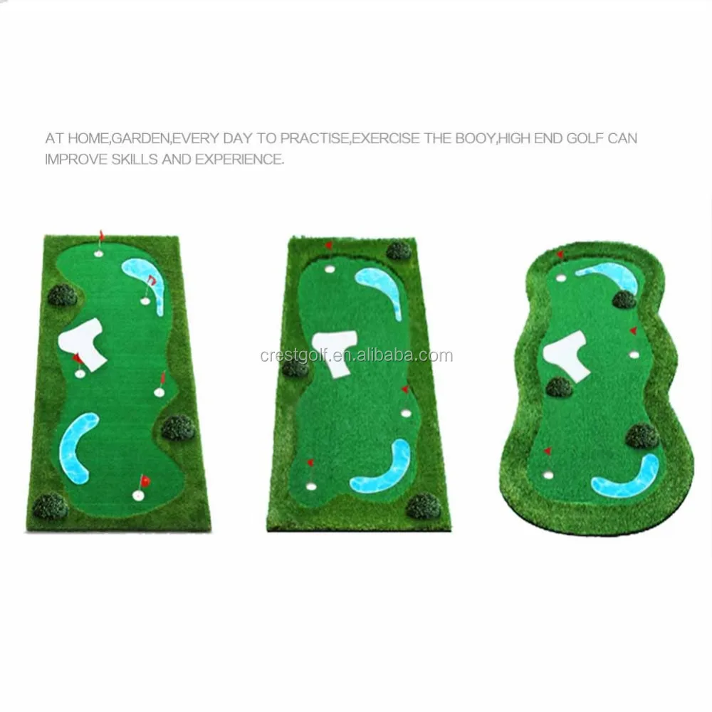 Simulation Mini Golf Putting green Golf Putting Mat Golf  Carpet putting practice  indoor/outdoor