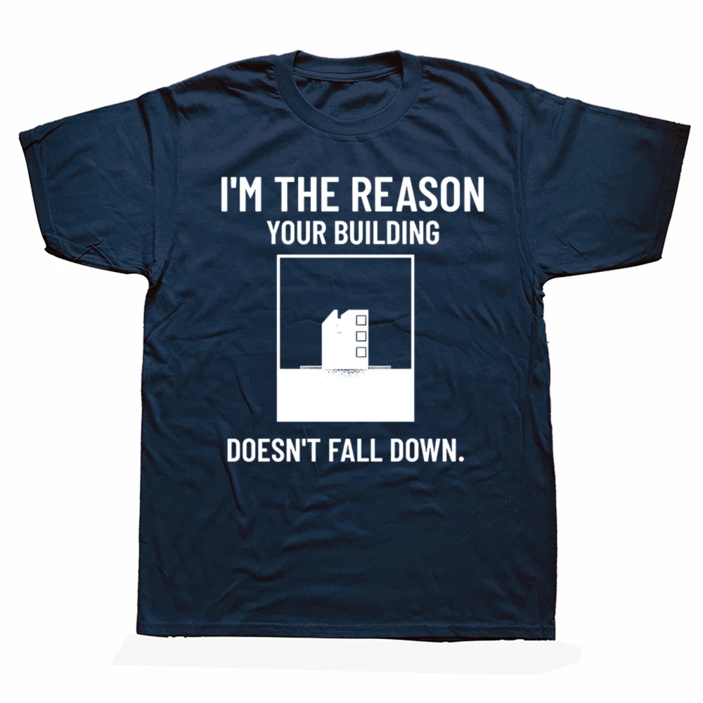 مضحك مهندس مدني الجرافيك تي شيرت الرجال النساء موضة عادية التي شيرت 100% القطن فضفاض المتضخم تي شيرت