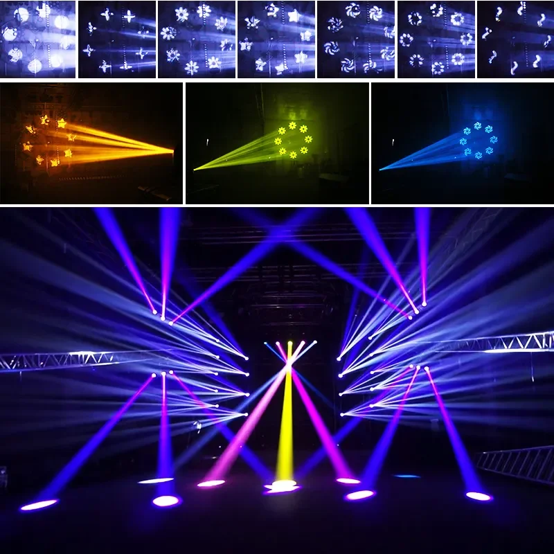 ZC1-핫세일 100W 빔 스팟 프리즘 DMX512 LED 무빙 헤드 라이트 (DJ 디스코 무대용)