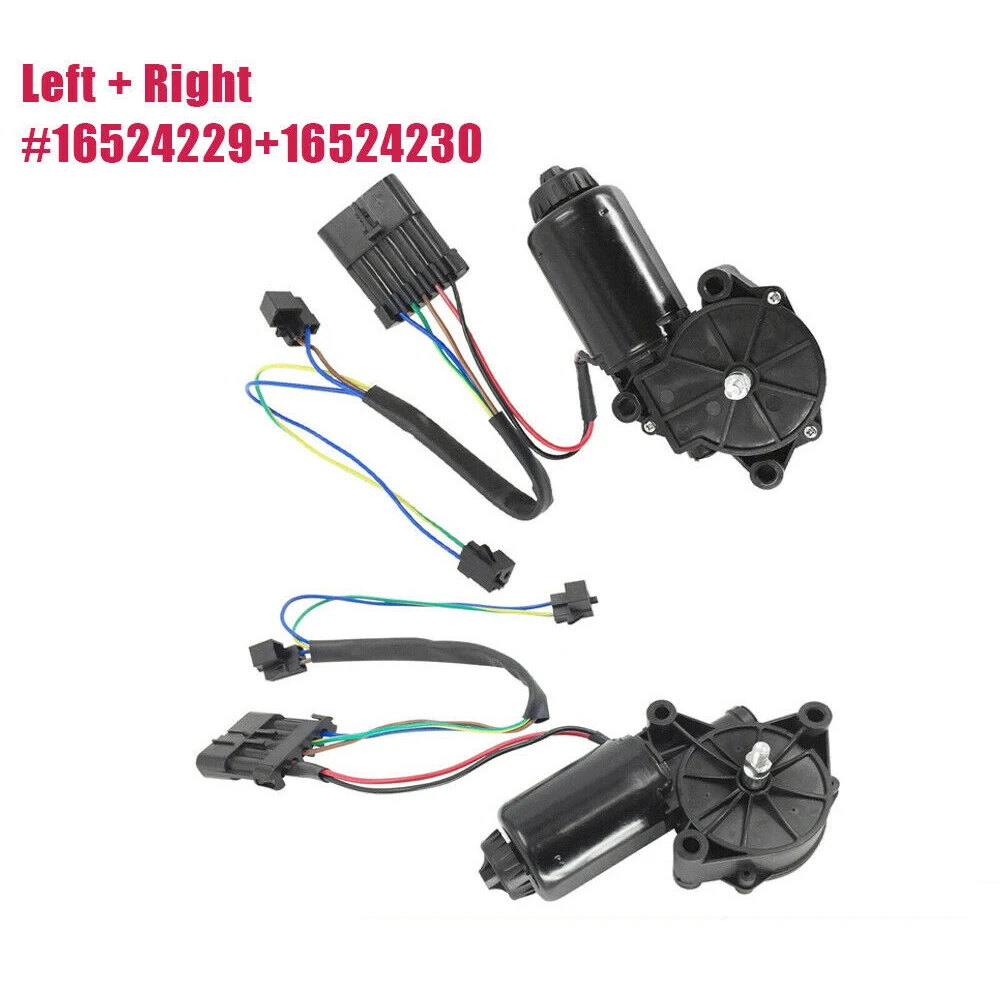 AU28-2X Left And Right Headlight Head Light Lamp Motor For Pontiac Firebird 1998-2002 LH RH 16524230 49124 16524229 49125