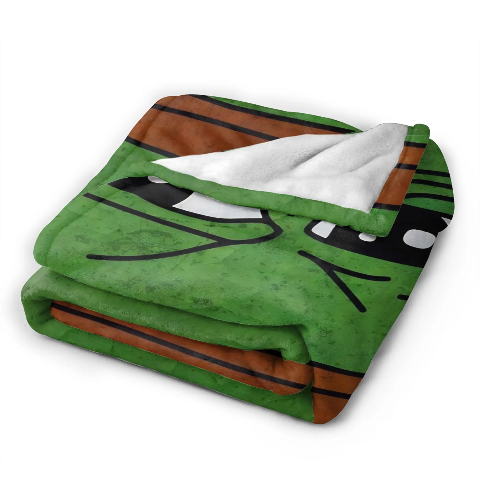 Sad P-Pepe Frog Meme Flannel Blanket Winter  Soft Throw Blanket for Children Living Room Novelty Bedspread Sofa Bed Cover