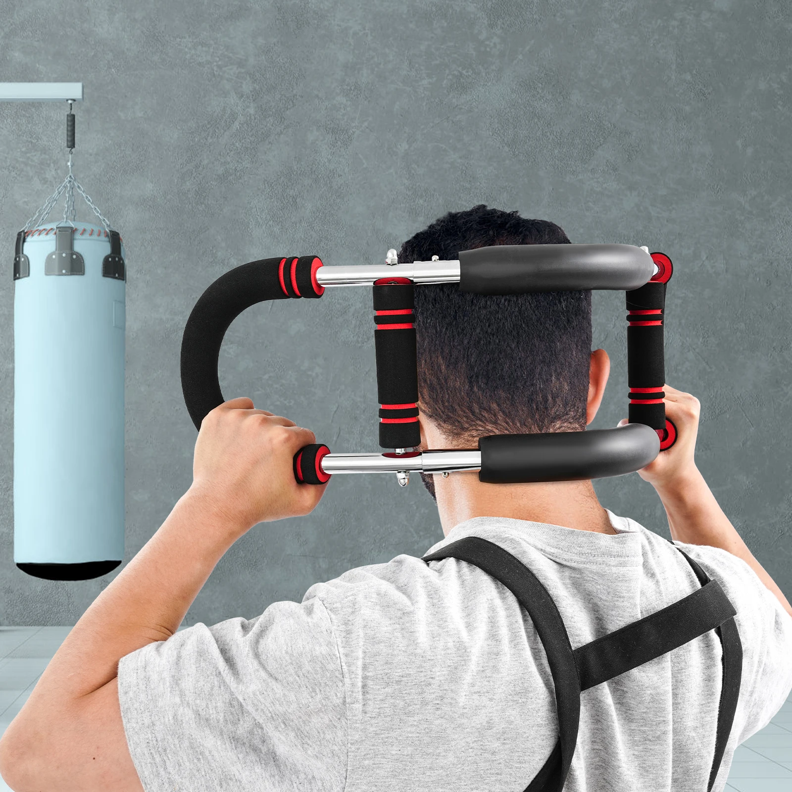 U-förmiger Armtrainer mit verstellbarem Unterarmverstärker und tragbarem Federbeständigkeit, geeignet für Heimfitness