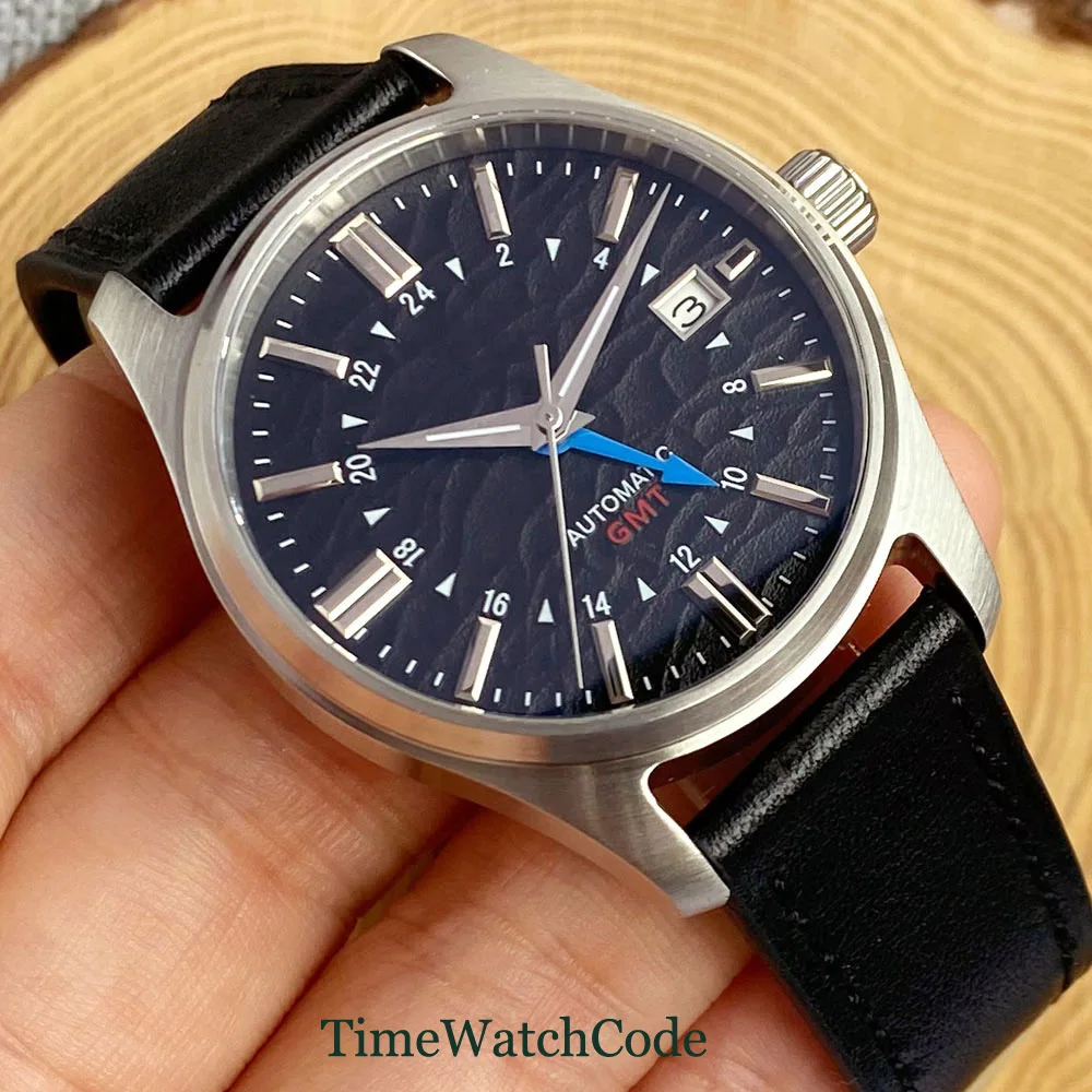 Tandorio GMT Automatic Mechanical Watch for Men Japan NH34A Diving