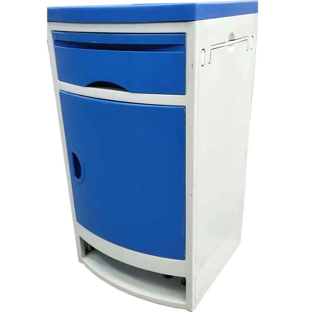 

FG-8 ABS Hospital Furniture Bed-stand Patient Bedside Cabinet Table Locker With Shoe Rack