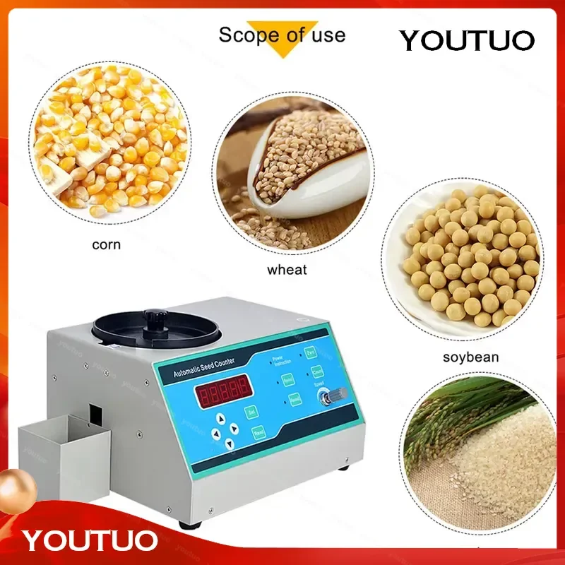 for SLY-C 220V Automatic Seed Counter Machine for Various Shapes Seeds Counting Corn Soybean Wheat Rice