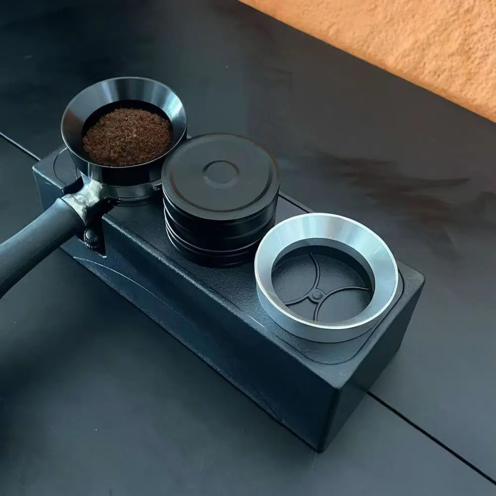 Coffee Dosing Funnel Magnetic Espresso Portafilter Ring Stainless Steel Espresso Powder Feeder For Home Barista Use