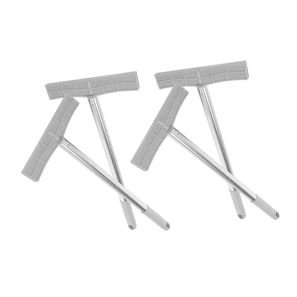 

4 Pcs Sign Stand Rod Display Parade Stainless Steel Signboard Holder Hand Metal Pick Replacement High Placards