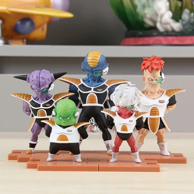 5 Pcs Dragon Ball Z Anime Figure Ginyu Force Figures Ginyu Recoom Jeice Burter Guldo Gk Action Figurine Pvc Statue Models Toys