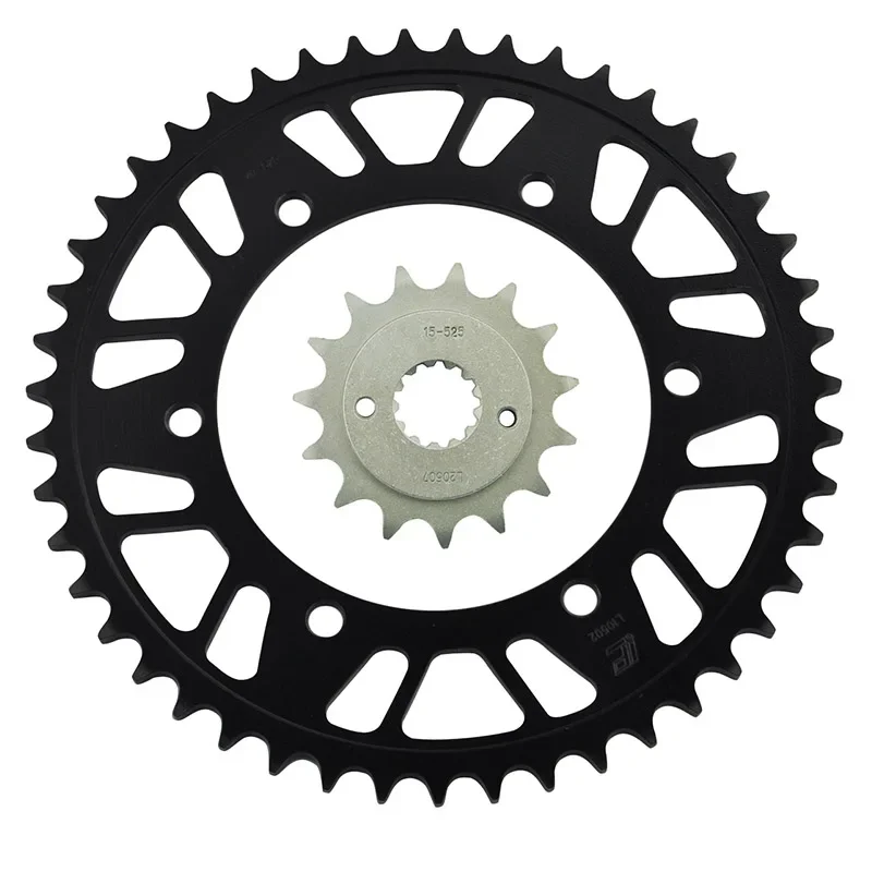 LOPOR 525 CNC 15T/43T Front Rear Motorcycle Sprocket for Honda XL400 XL 400 V Transalp 1992-1998