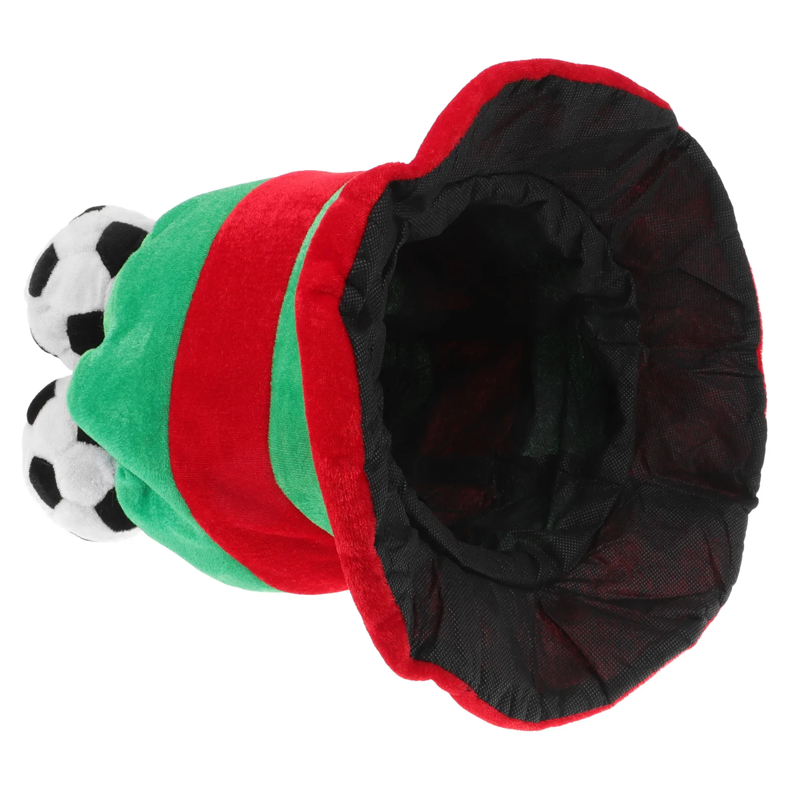 

Funny Decorative Soccer Hat Football Cap Party Fans Headdress Festive Carnival Makeup Costume Props Glittering Headwear