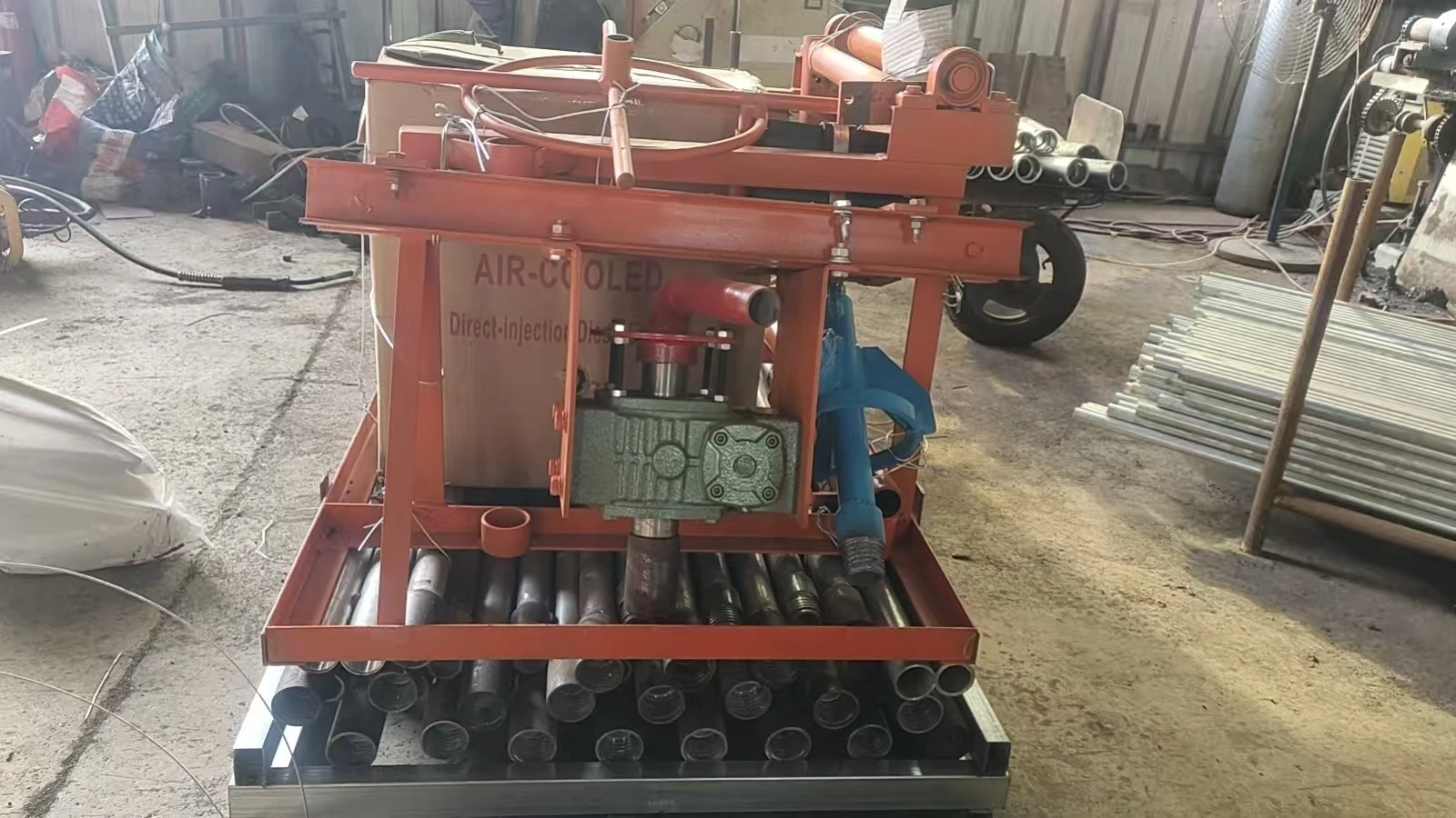 

Customized family use small fold drilling rig 60m 80m 100m engine mini water well drilling rig with water pump