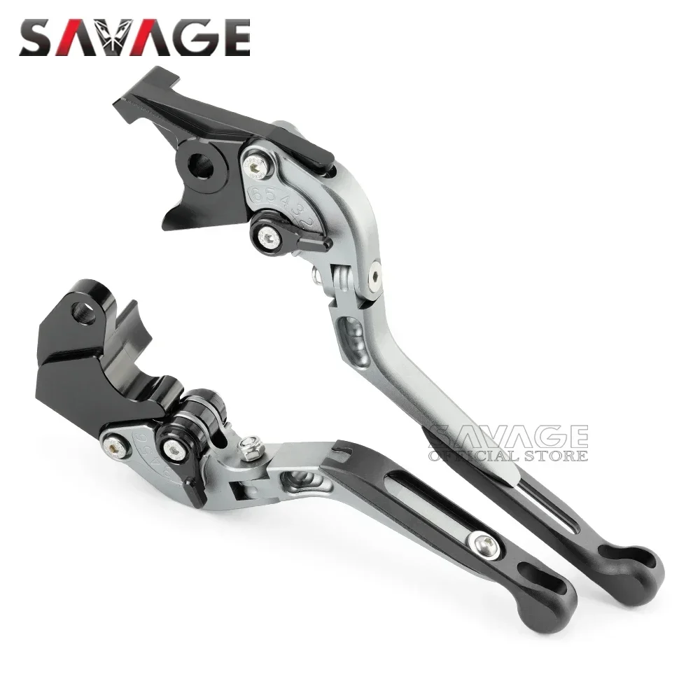 Brake Clutch Levers For SUZUKI GSXR 600 750 1000 V STROM DL 650 VSTROM GSXS Motorcycle Folding Extendable Adjustable Accessories