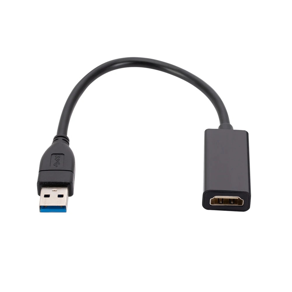 A64I 1080P HD USB 3.0 to -Compatible USB Converter Multi Display Graphic Video Adapter for PC Laptop Projector