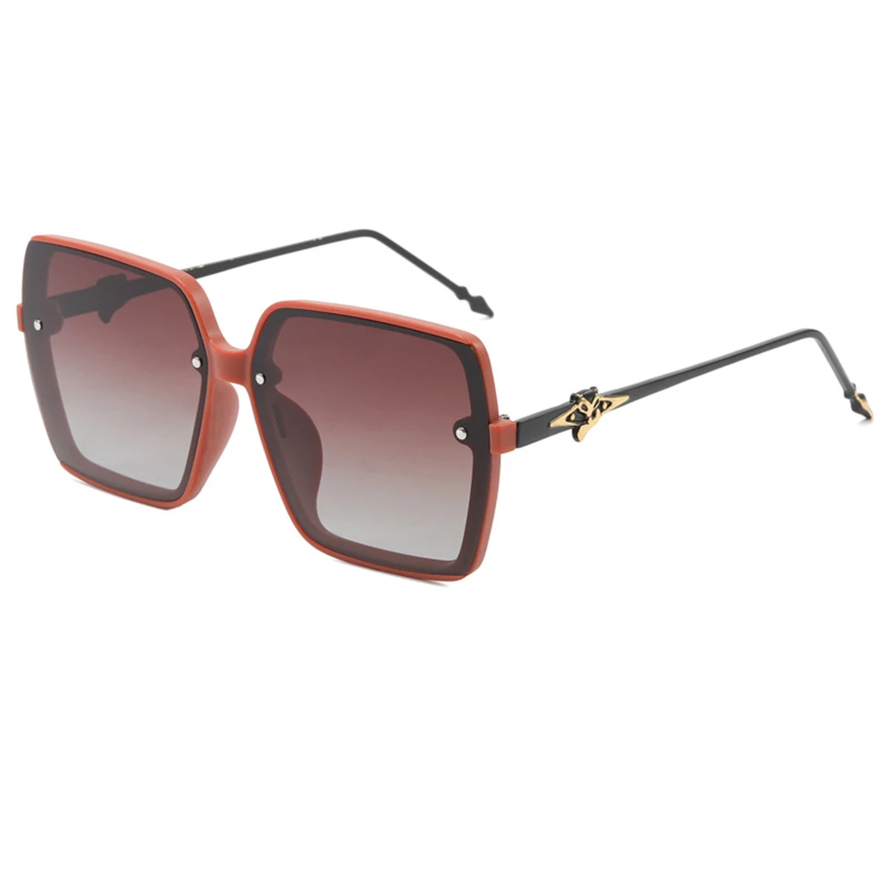 نظارات شمسية مستقطبة بإطار مربع للرجال والنساء بتصميم علامة تجارية فاخرة ومضادة للأشعة فوق البنفسجية 400 نظارات شمسية بولارويد للجنسين