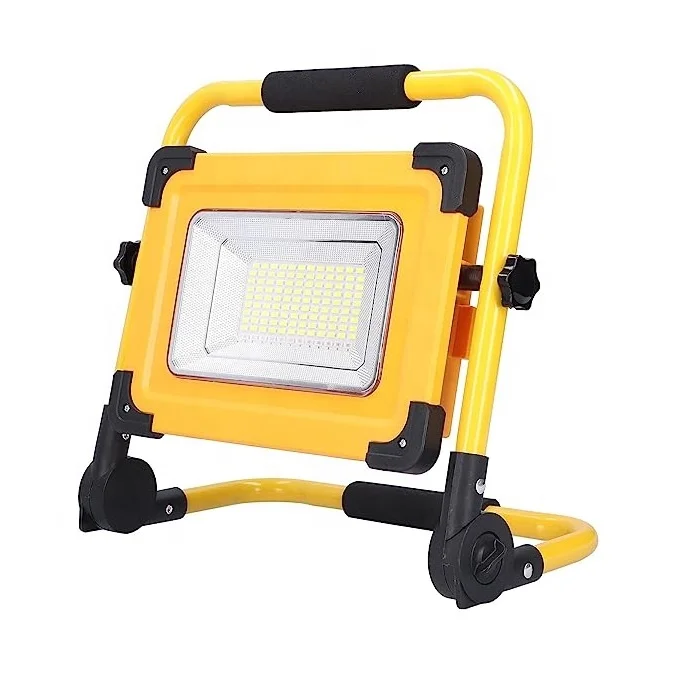 Rechargeable LED Work Light  Waterproof Portable Spotlight Adjustable Freestanding Floodlight  for Outdoor Camping Hiking Emerge