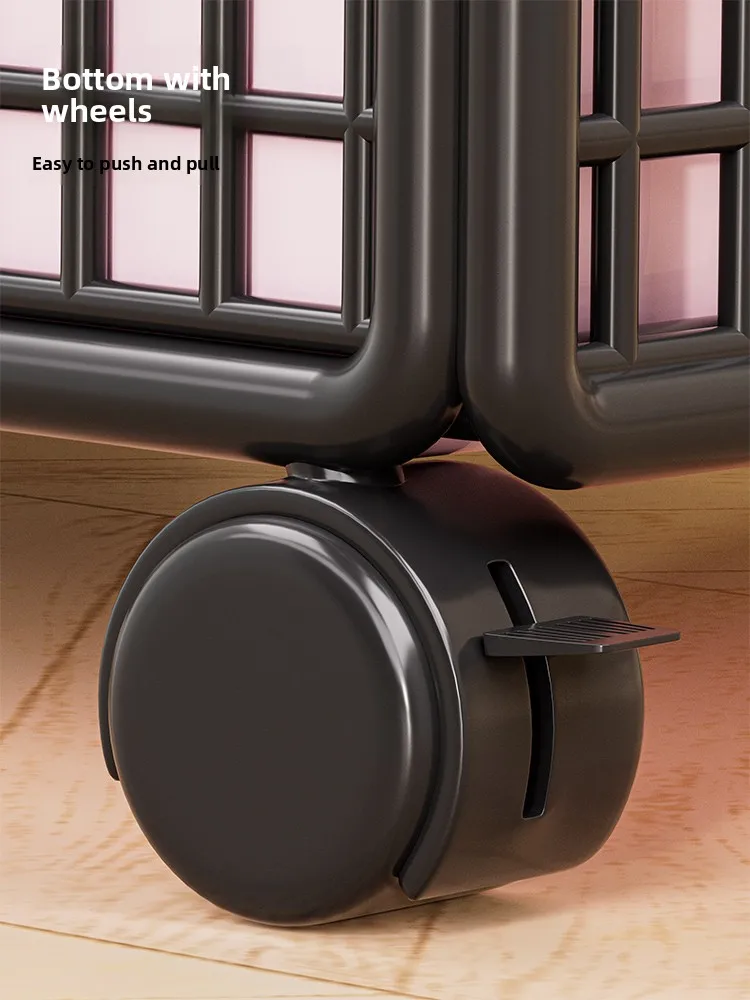 سلة تخزين حديثة وبسيطة لحصيرة اليوغا مع عجلات، منظم لمعدات الرياضة المنزلية، رف تخزين لمعدات الريشة الطائرة واللياقة البدنية