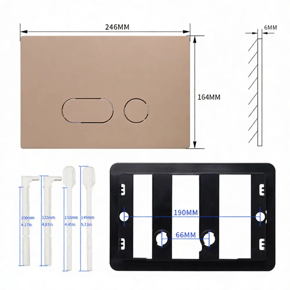 Flush Plate For Sigma 01 20 30 Toilet Water Tank Dual Button Actuator Replacement Part Compatible With For UP300 UP320 ABS Panel