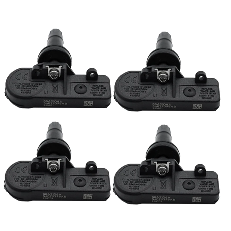 4Pcs Car TPMS Sensor Tire Pressure Sensor 56029398AB For Dodge Durango Ram Fiat 500 Jeep Tire Pressure Monitor Parts