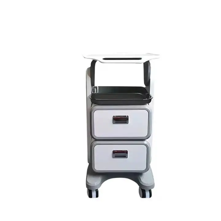 2022 High Quality Three Drawer ABS Plastic Mobile Dental Cabinet Cart