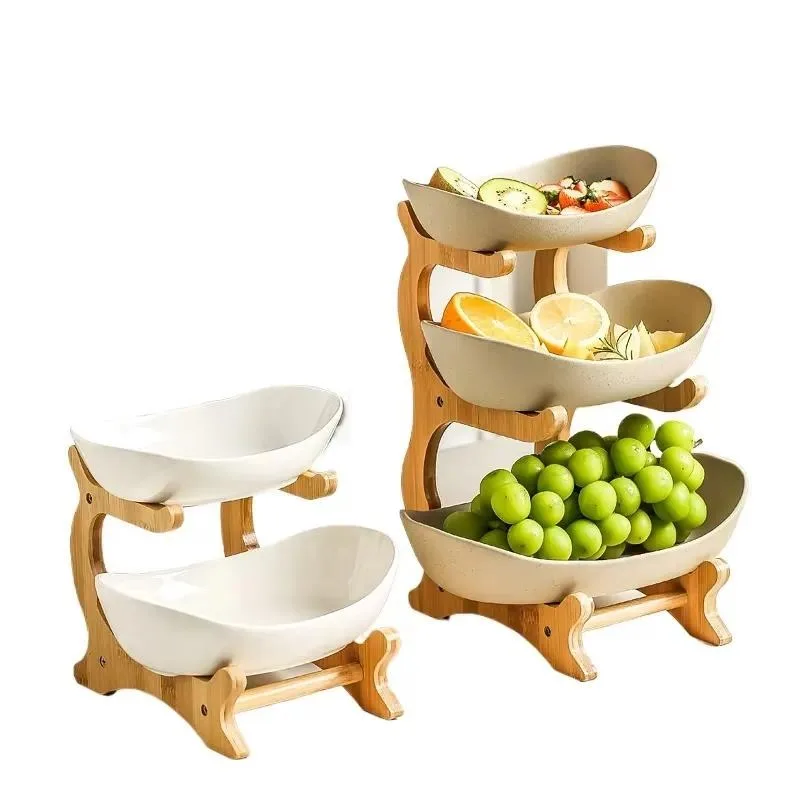 for High-quality bamboo and ceramic multi-purpose trays for storage in kitchens, dining rooms, bathrooms, bedrooms, parties,