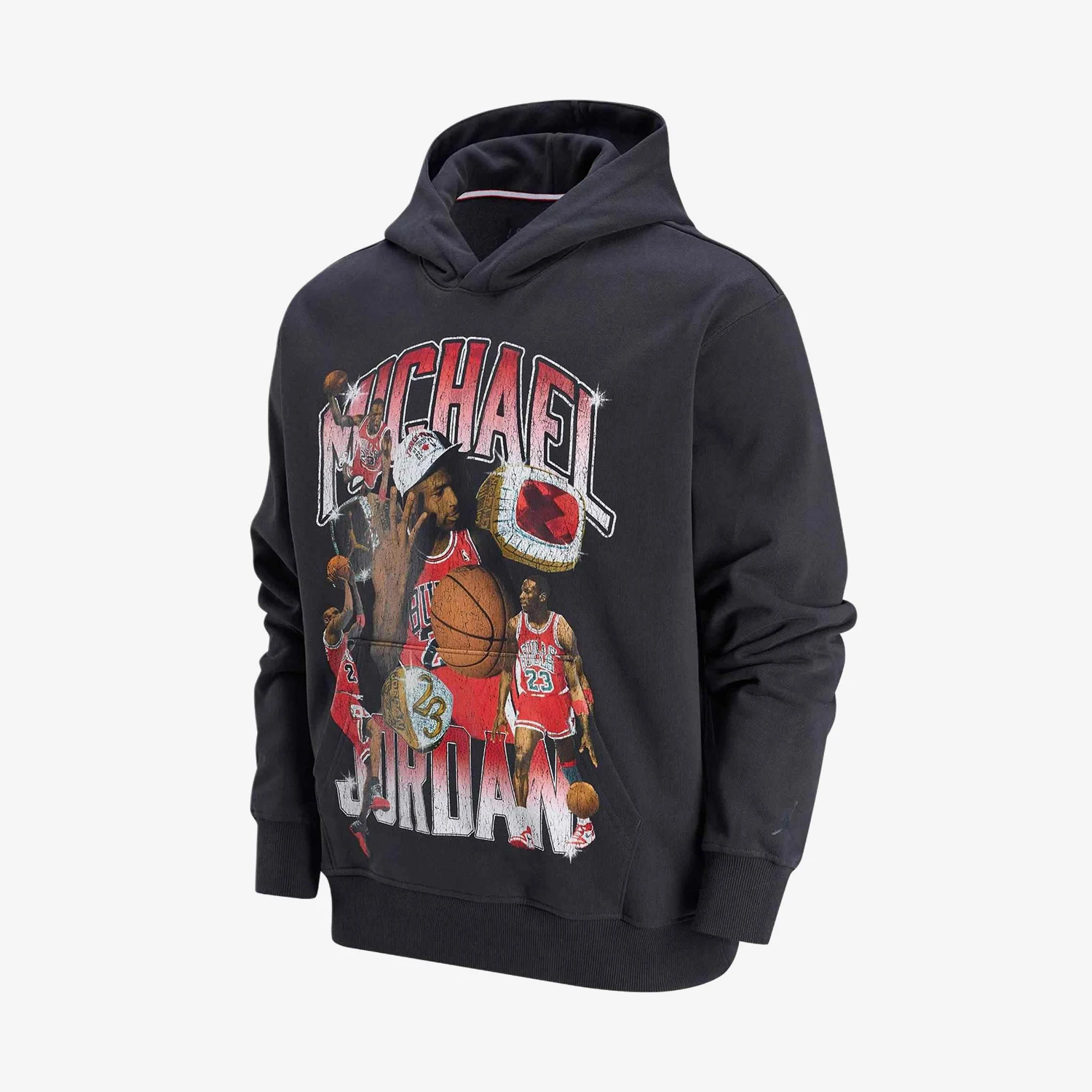 Nike genuine JORDAN Men's Printed Thin Fleece Loose Sport Sweatshirt HJ4397-045