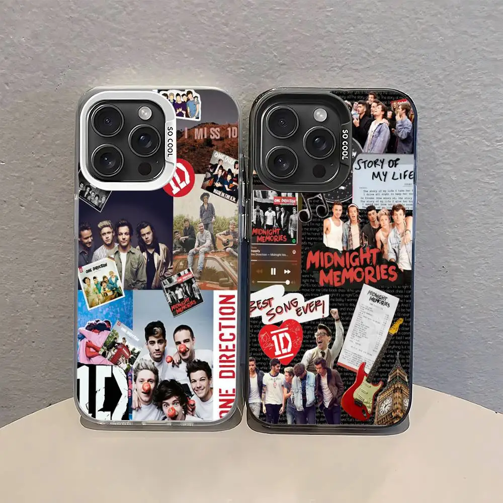 O-one Directions Phone Case For IPhone 17 16 15 Pro Max Plus 14 13 12 11 Black White Shockproof Phone Cover