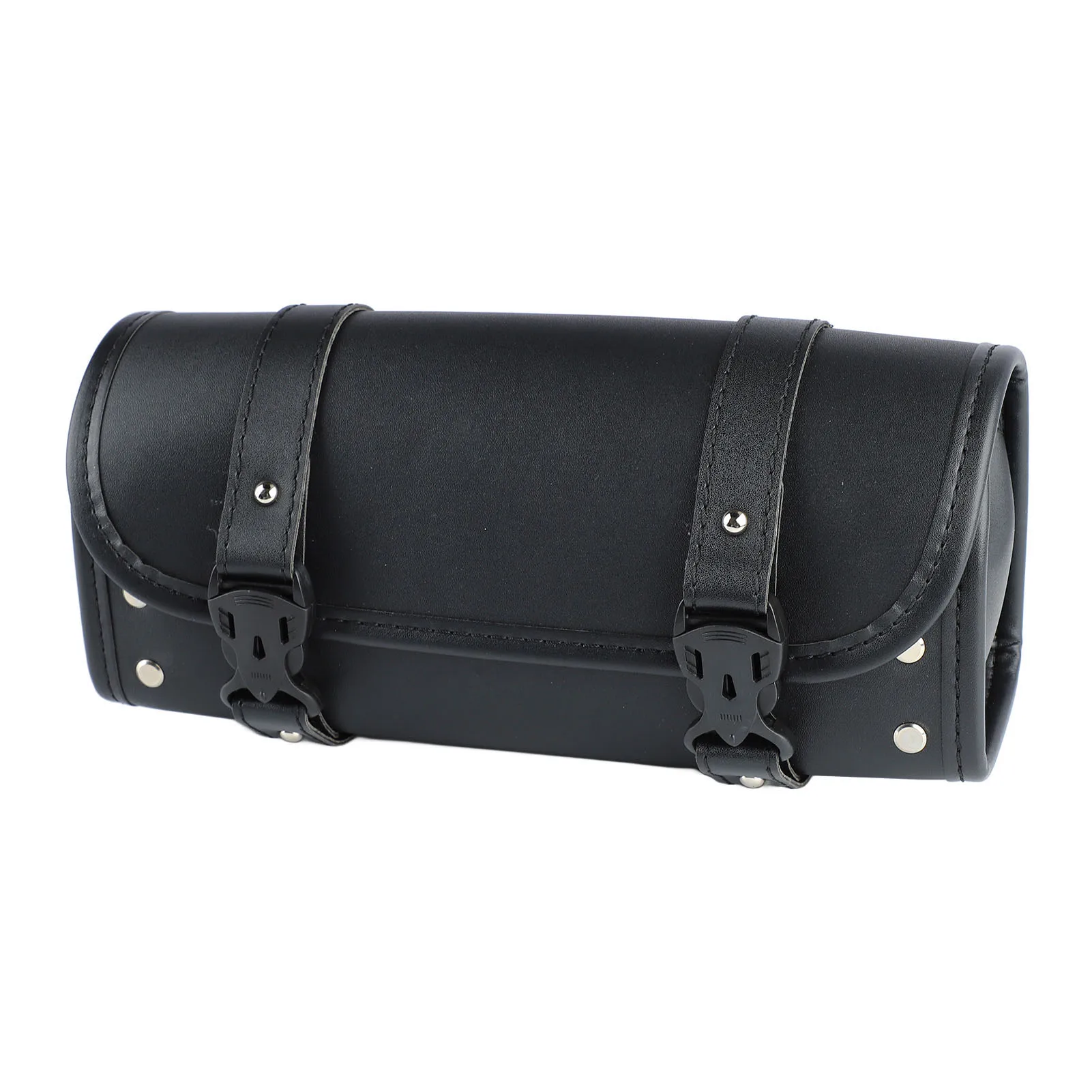Motorcycle Roll Saddlebags Waterproof 2 Strap Buckle Closure Tool Bag for Motorcycle - Saddle Bag Replacement Accessory Part New