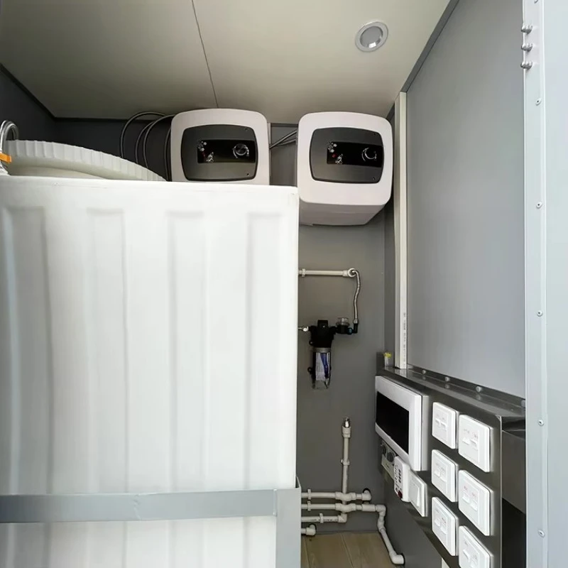 Wecare 3 bancarelle Mobile Toilette portatile Rimorchio Toilette portatile Mobile in plastica per campeggio all'aperto