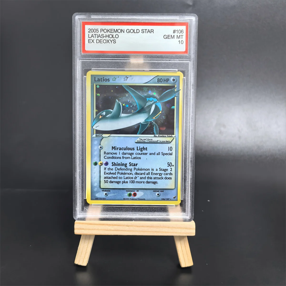 rating-card-collection-card-2005-pokemon-gold-starlatias-holoex-deoxys-106gem-mt-10-copy-10points-rating-cards-game-gift-toys