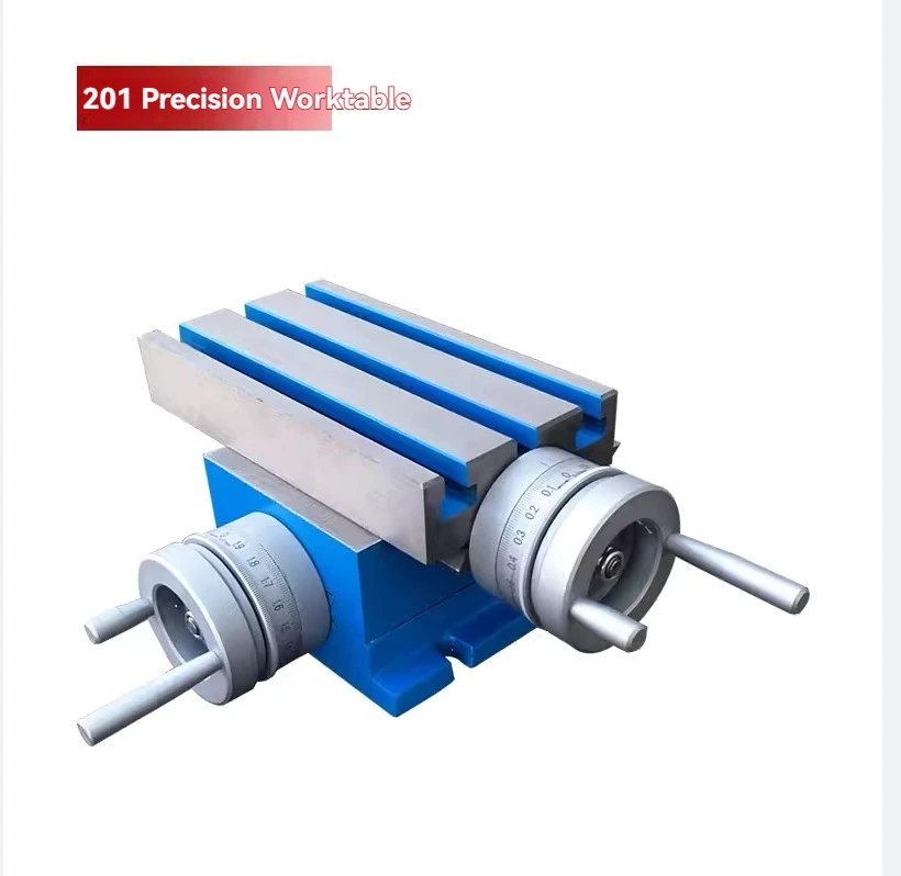 AKP201 Drilling and Milling Machine Cross Table, Industrial Precision Slide Table, Mobile Trailer