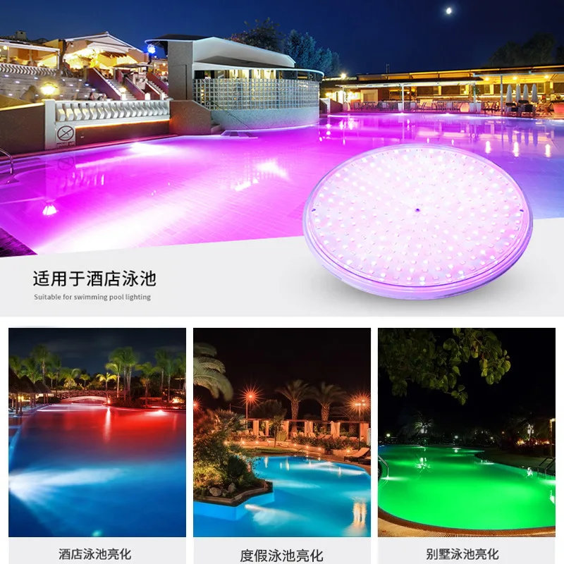 New PAR56 RGB RF Remote Underwater Light 12V IP68 Waterproof Replacement Accessory For Backyard Pool Renovation