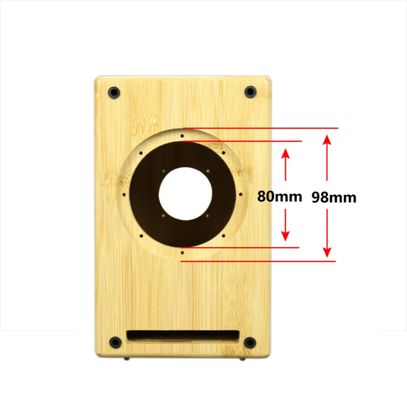 3 Inch Speaker Empty Box Speaker Solid Wood Box DIY Audio Shell Bookshelf Speaker Labyrinth Audio Box Shell Diy Wood