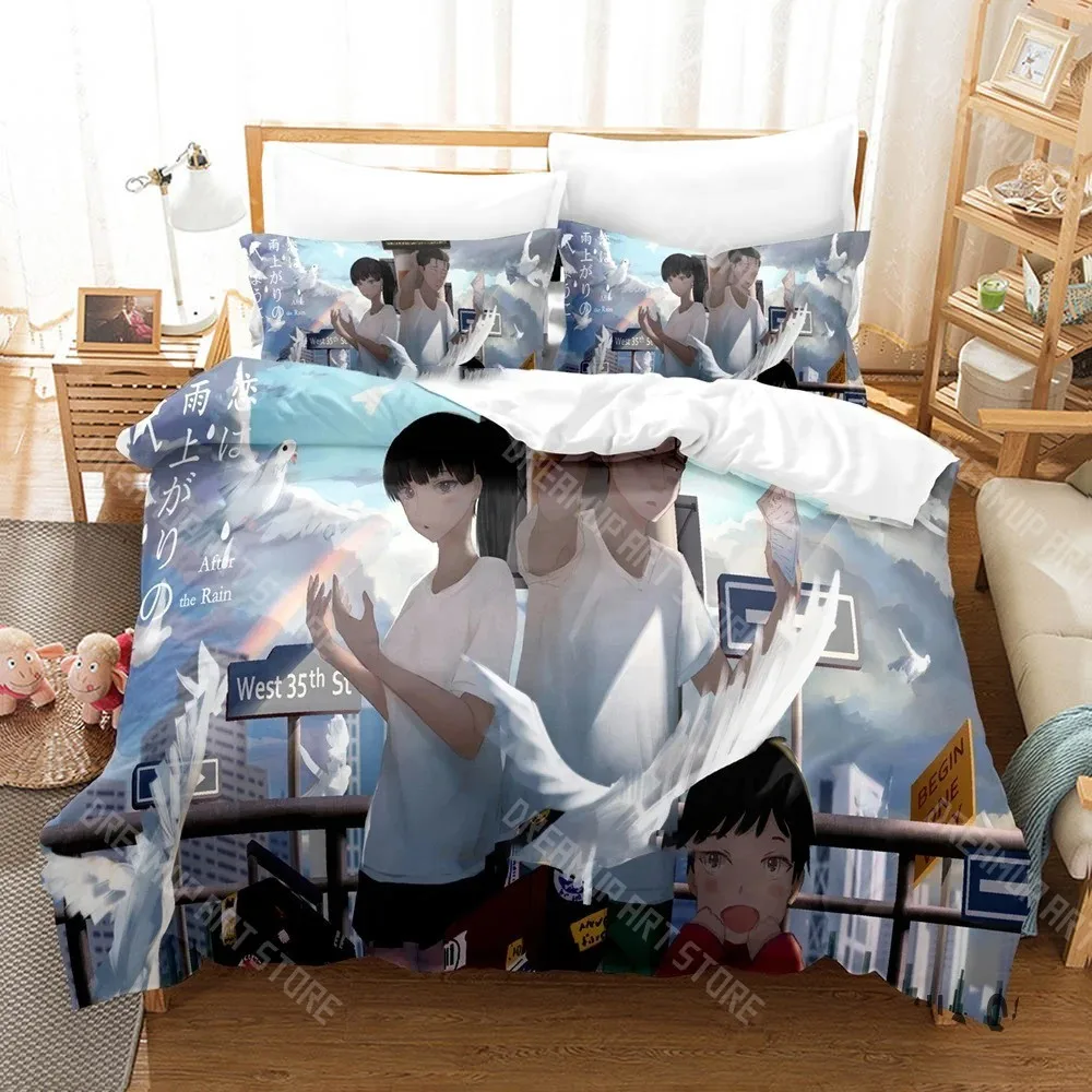 3D Printed After the Rain Bedding Set for Boys Girls Duvet Cover Pillowcase Included Twin Queen King Full Single Double Sizes