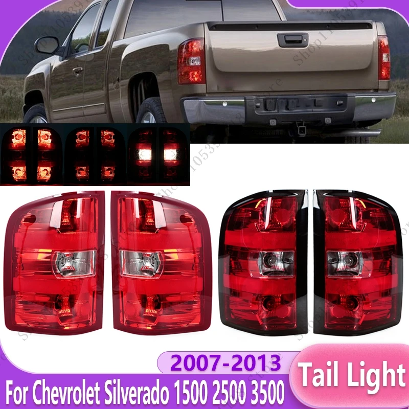 

Car Taillight Assembly Rear Stop Brake Light Turn Signal Lamp Reversing Light For Chevrolet Silverado 1500 2500 3500 2007-2013