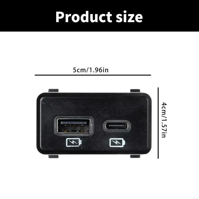 

242A Versatile Car USB Socket Adapter Multiple Device USB for Vehicle