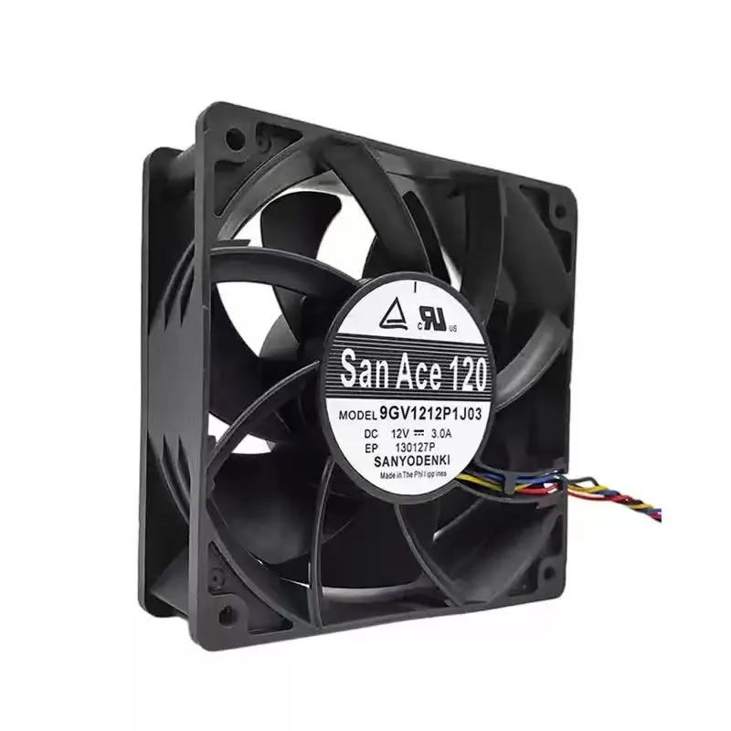 For ANYO DENKI San Ace 120 9GV1212P1J03 DC 12V 3.0A 12038 120x120x38mm 4-Wire PWM Dual Ball Bearing Violent Server Cooling Fans