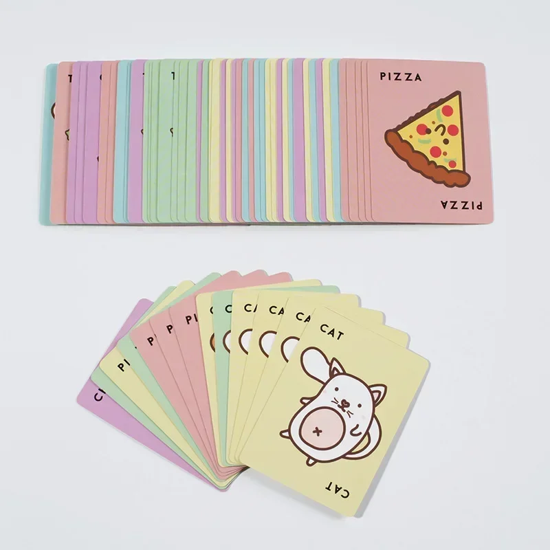 TC Cat Goat Chee Piza Playing Cards Santa Cookie Elf Candy Board Funny Games for Couples 2-8 People Friends Party Games