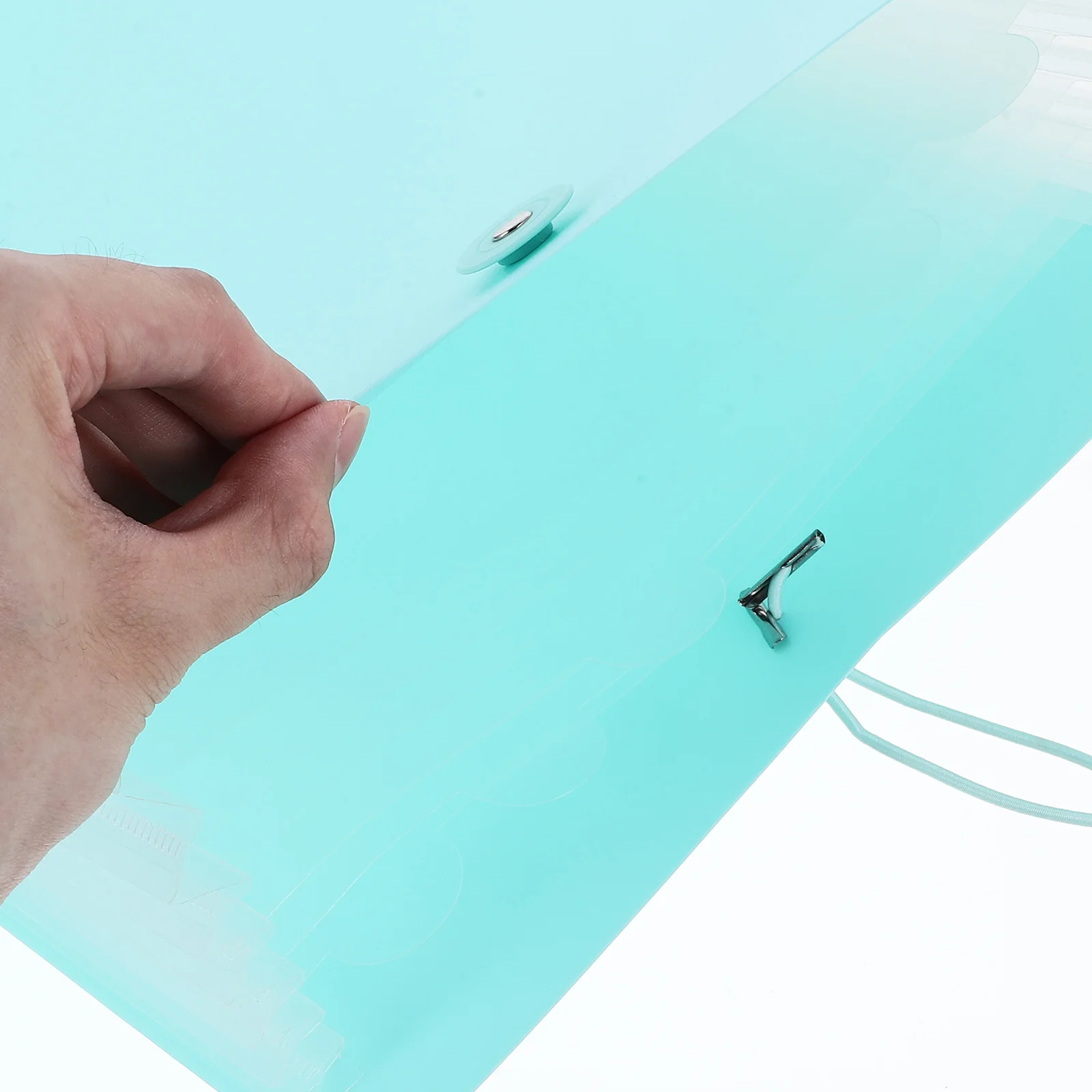 

A4 Size Plastic File Folder Organizer For Documents Receipts Business Cards Tickets Storage Bag Portable Expandable File Folder
